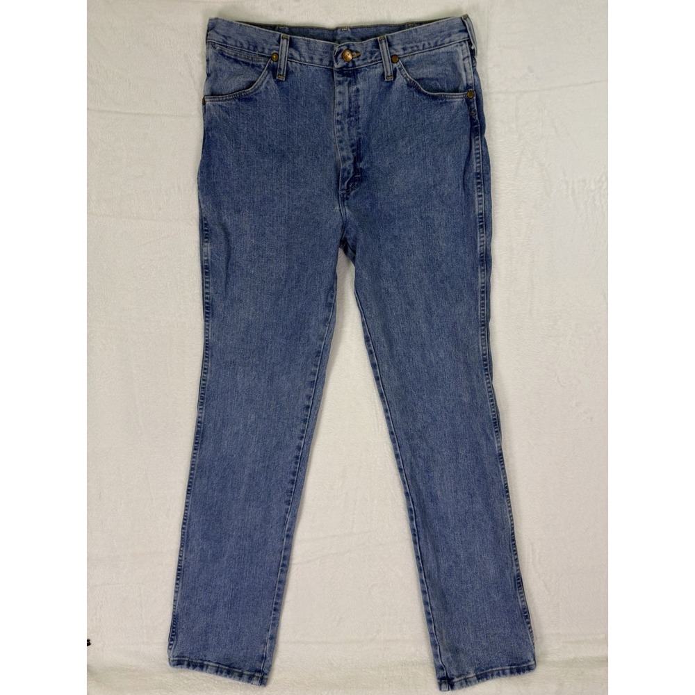 Wrangler 936ATW Jeans Mens 32x36**‎ Cowboy Cut Light Wash Slim Fit Denim USA VTG